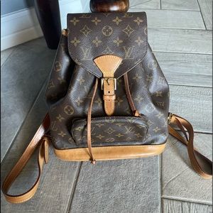 Authentic LV Montsouris Backpack